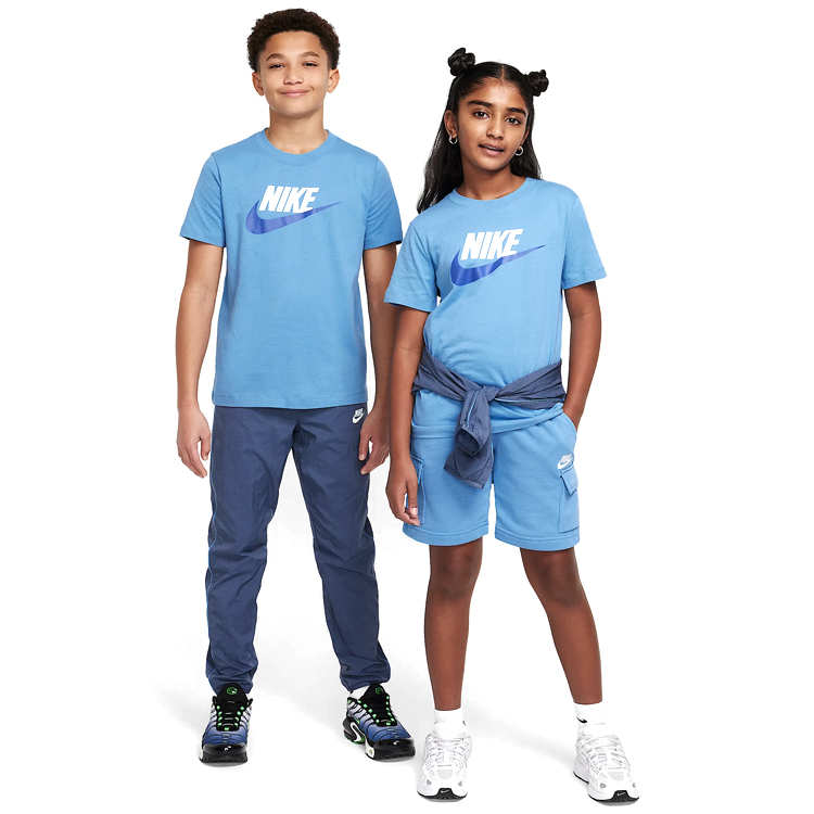 Tricou Nike K NSW TEE FUTURA HBR / Barbati / XS / Albastru deschis photo 4